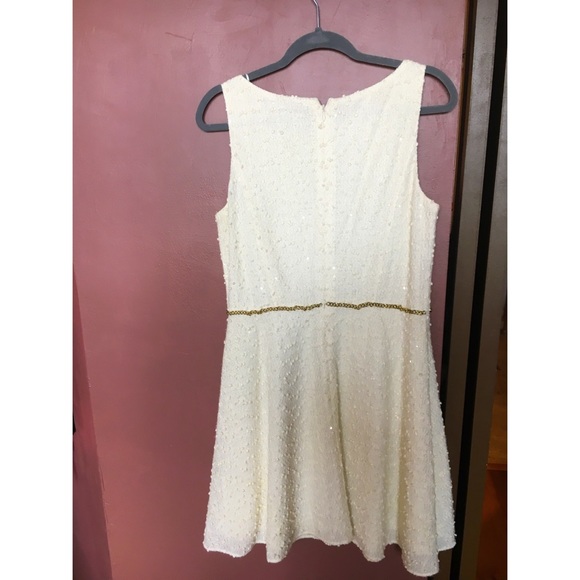 Vince Camuto off-white dress, size 10 - Picture 2 of 4